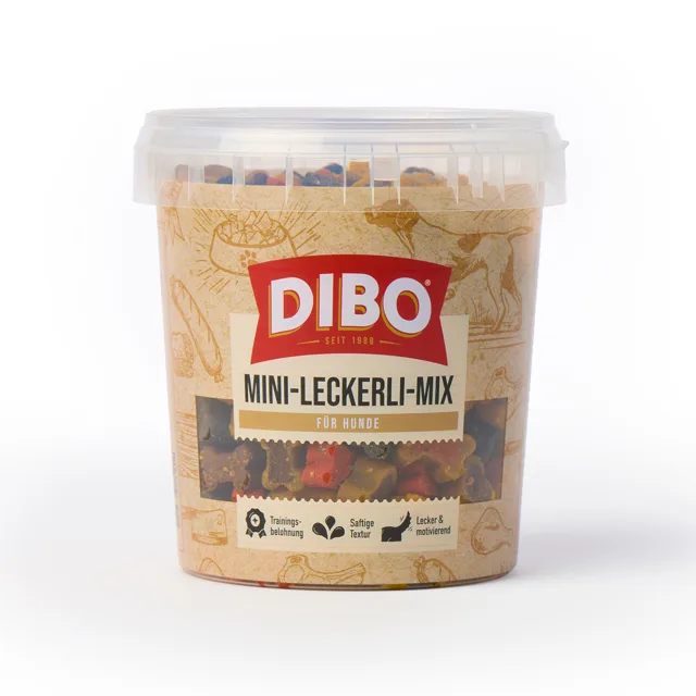 DIBO směs mini pamlsků v kbelíku - Výhodné balení 3 x 500 g