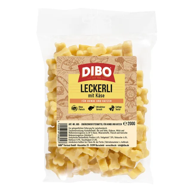 DIBO sýrové pamlsky - Výhodné balení: 3 x 200 g