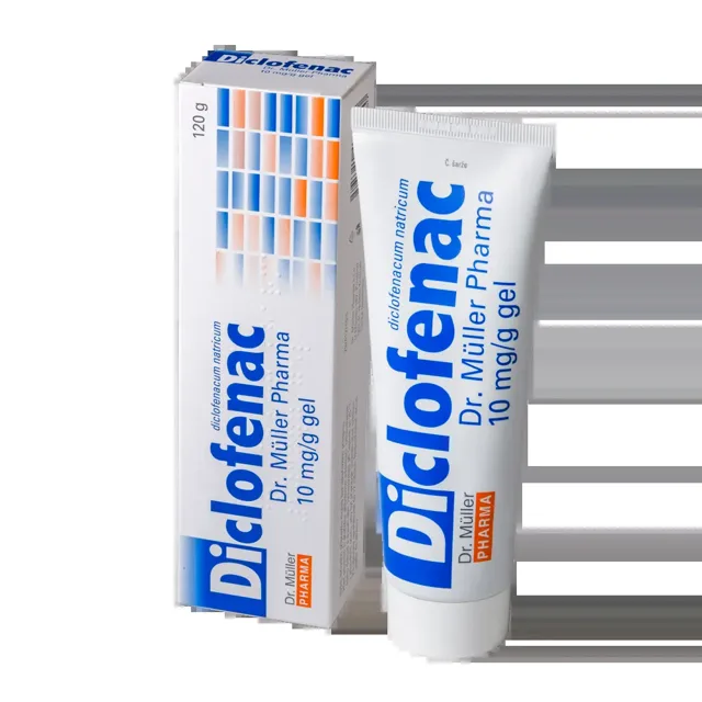 DICLOFENAC DR. MÜLLER PHARMA DRM 10MG/G GEL 1X120G I