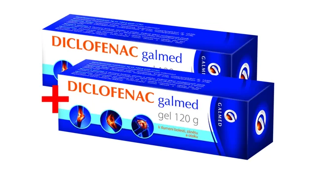 Diclofenac Galmed 1% gel 2x120g Akční balení
