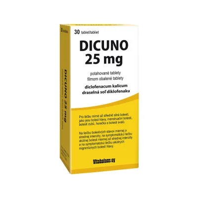DICUNO POR 25MG TBL FLM 30