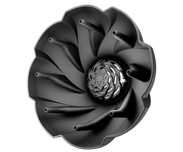 Difuzér Valera Natural Twirl Diffuser pro fény Valera - černý, 8 hrotů (NTD) + dárek zdarma