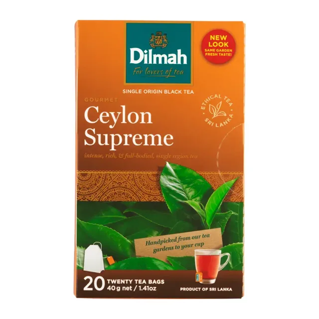 Dilmah Černý čaj Ceylon Supreme 20 ks