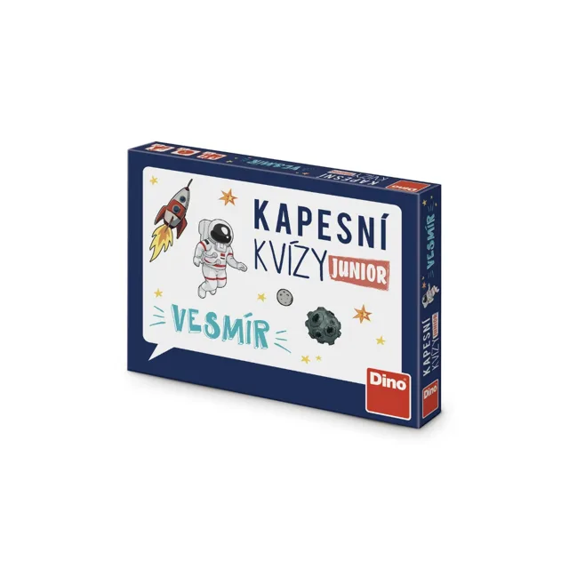 Dino Toys Kapesní Kvízy Junior Vesmír Cestovní hra