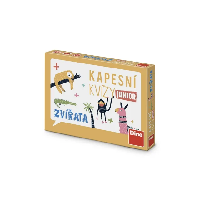 Dino Toys Kapesní kvízy Junior Zvířata Cestovní hra
