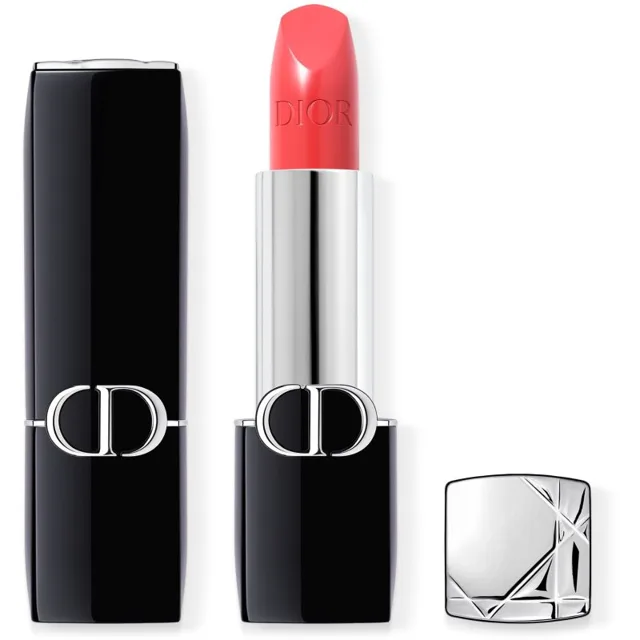 DIOR Rouge Dior dlouhotrvající rtěnka plnitelná odstín 028 Actrice Satin 3.5 g