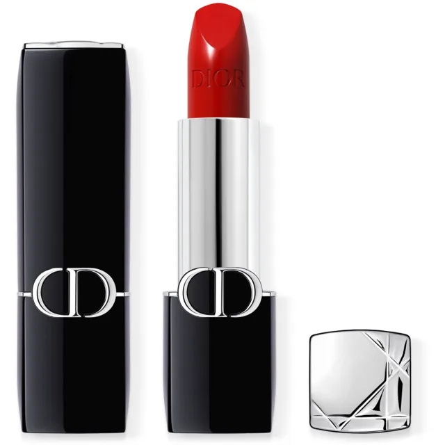 DIOR Rouge Dior dlouhotrvající rtěnka plnitelná odstín 999 Satin 3.5 g