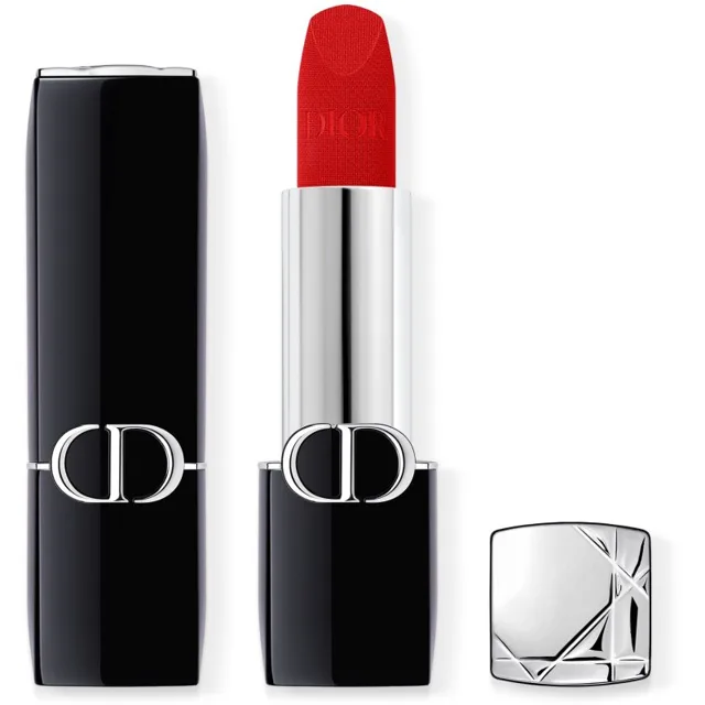 DIOR Rouge Dior dlouhotrvající rtěnka plnitelná odstín 999 Velvet 3.5 g
