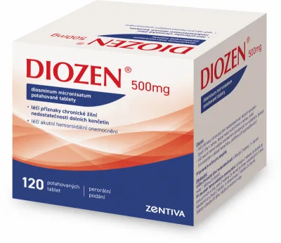 DIOZEN POR 500MG TBL FLM 120