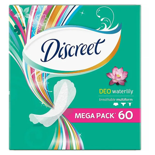 DISCREET Multiform Waterlily Prodyšné Intimky 60 ks