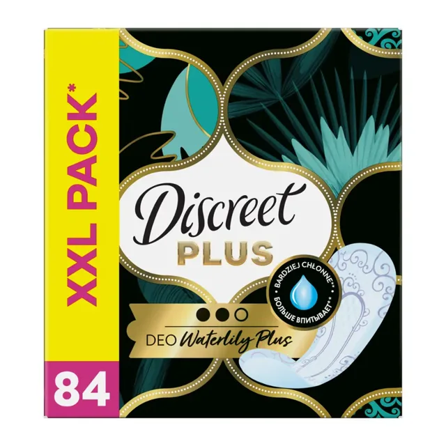 Discreet Slipové vložky DEO Waterlily Plus 84 ks 84 ks