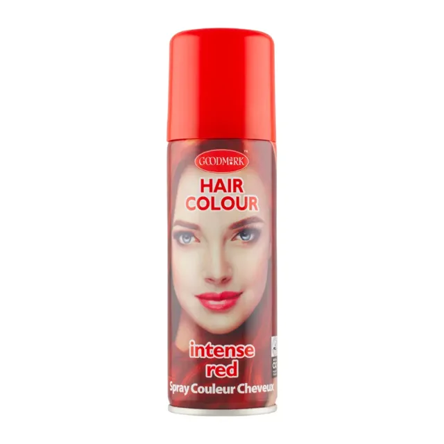 Diva & Nice Barevný sprej na vlasy červený 130 g