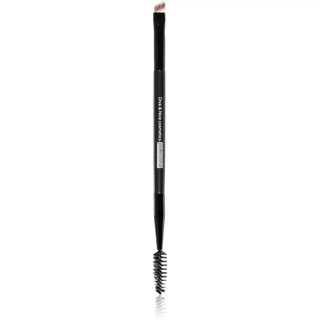 Diva & Nice Cosmetics Accessories Duo štětec na obočí oboustranný 1 ks