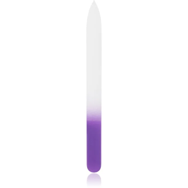 Diva & Nice Cosmetics Accessories File skleněný pilník na nehty velký Violet 1 ks