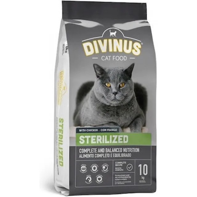 DIVINUS Cat Sterilized pro sterilizované kočky 10 kg