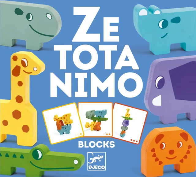 Djeco Puzzlové kostky zvířatka ze Zoo
