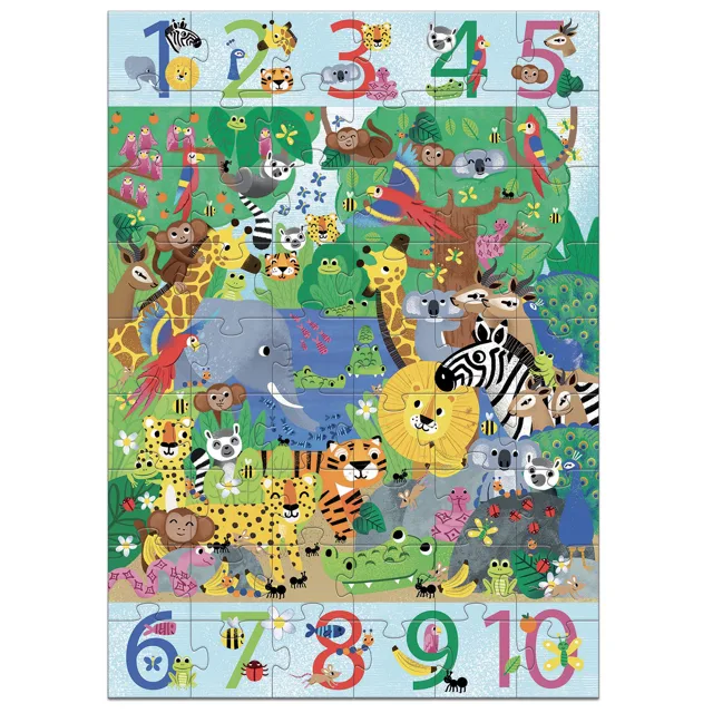 Djeco vyhledávací puzzle Džungle - 54 pcs