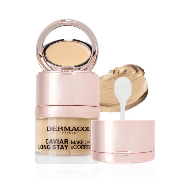 Dlouhotrvající make up a korektor Caviar   č. 2 fair Dermacol - Oficiální e-shop Dermacol