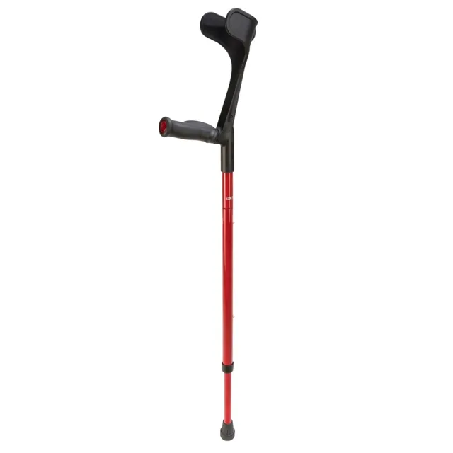 DMA 220 RASF CARBON RED, Berle skládací anatomická, držadlo pro levou ruku