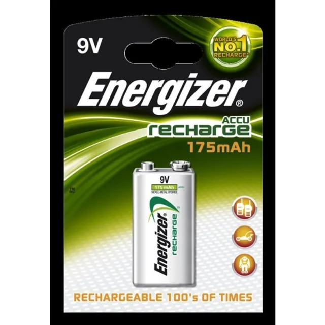 Dobíjecí baterie Energizer 9V 175 mAh | P47