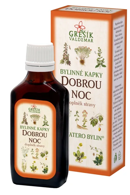 Dobrou noc - bylinné kapky - Devatero bylin
