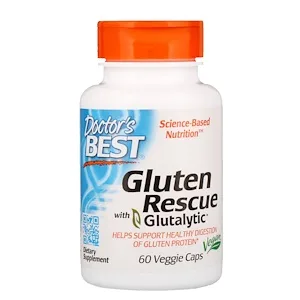 Doctor's Best Gluten Rescue with Glutalytic 60 rostlinných kapslí