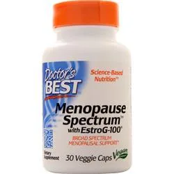 Doctor's Best Menopause Spectrum with EstroG-100, 30 rostlinných kapslí