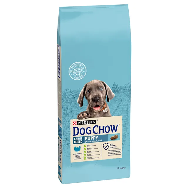 DOG CHOW Puppy Large Breed granule krůta - 14 kg