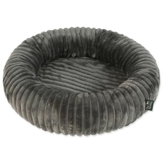 Dog Fantasy Pelech Stripe kulatý šedivý 60cm