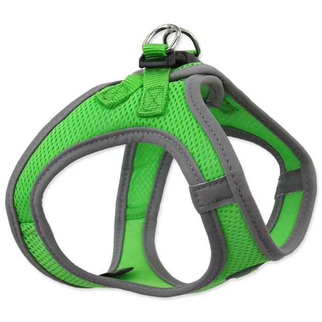 Dog Fantasy Postroj Puppy XS limetka 32-36cm