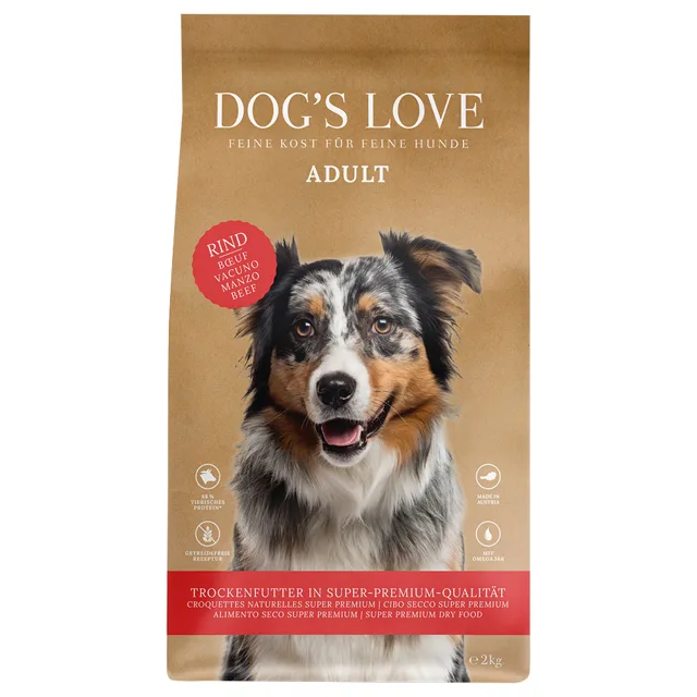 Dog´s Love Adult s hovězím - 12 kg