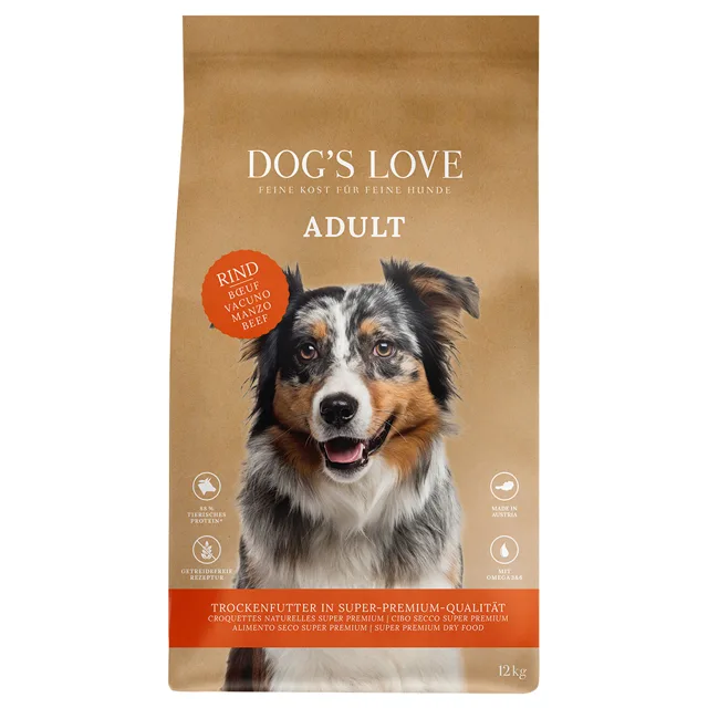Dog´s Love Adult s hovězím - 2 kg