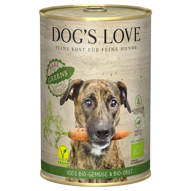 Dog´s Love Bio Vegan 12 x 400 g – výhodné balení - Reds