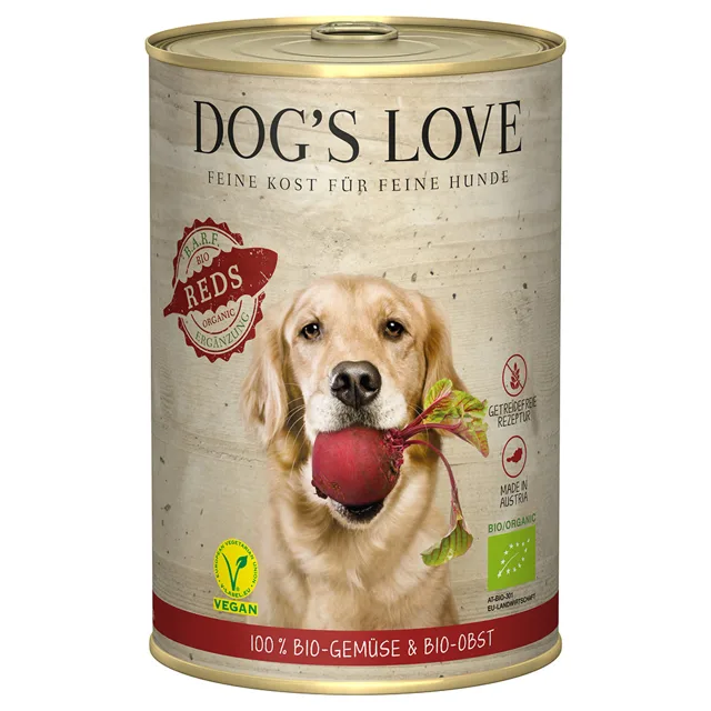 Dog´s Love Bio Vegan 6 x 400 g - Greens