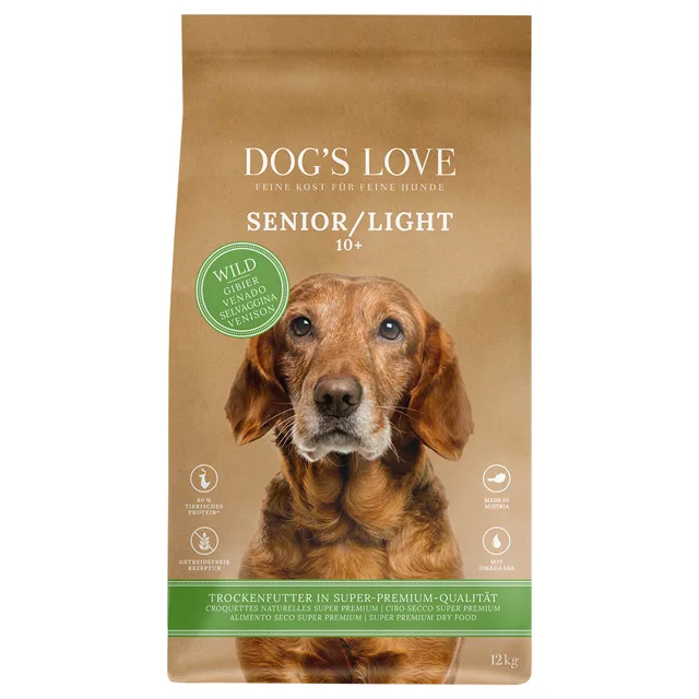 Dog´s Love Senior/Light se zvěřinou - 2 kg