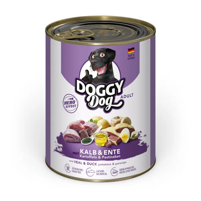 DOGGY Dog Adult 6 ks (6 x 800 g) - smíšené balení Sensitive (3 druhy)