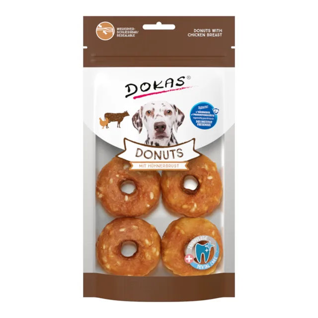 Dokas Donuts - s kuřecími prsíčky (160 g)