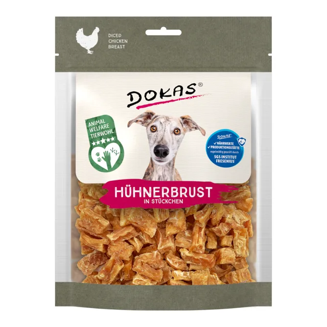 Dokas kousky kuřecích prsou - 170 g