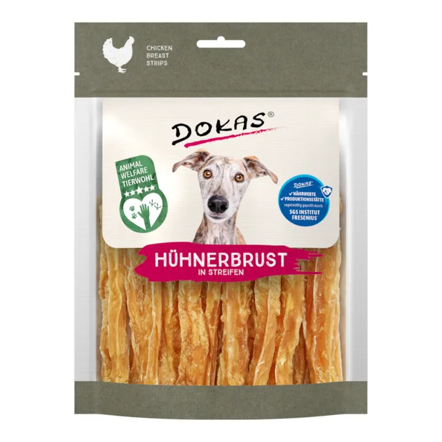 Dokas kuřecí prsa v proužcích - 170 g