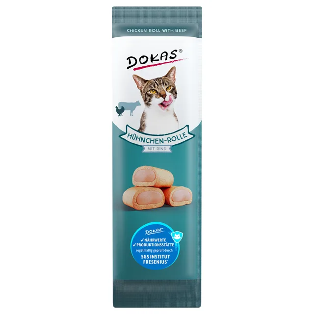 Dokas kuřecí rolka s hovězím - 10 g