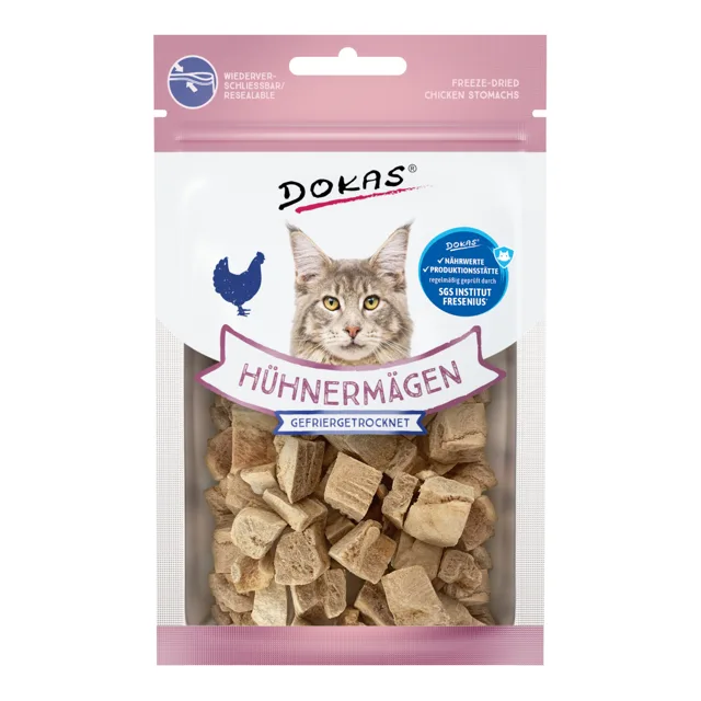 Dokas kuřecí žaludky lyofilizované - výhodné balení: 2 x 12 g
