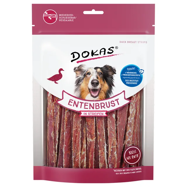 Dokas masový snack (poloměkký) - výhodné balení: 2 x 250 g - kuřecí