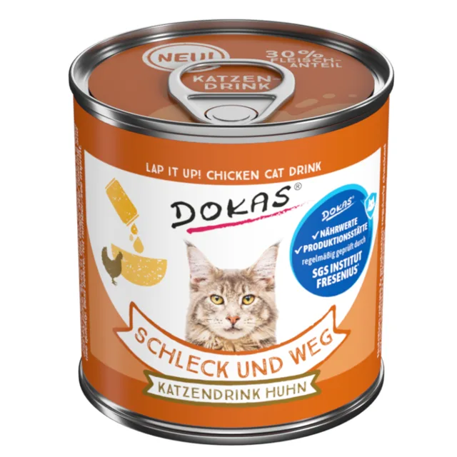 Dokas Schleck und Weg nápoj pro kočky s kuřecím masem - 1 ks (100 g)
