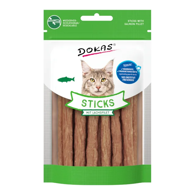 Dokas Sticks 30 g - s filetem z lososa