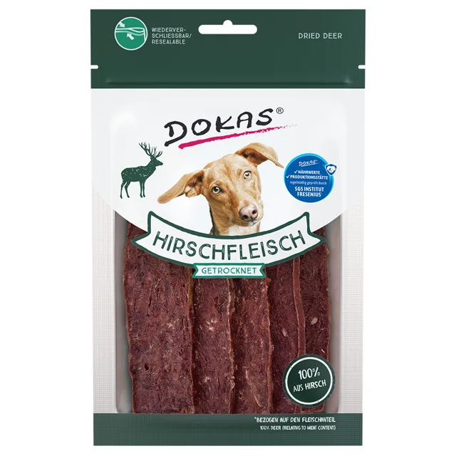 Dokas sušené jelení maso - 2 x 60 g