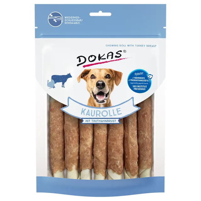 Dokas žvýkací rolky - hovězí maso 3 x 190 g