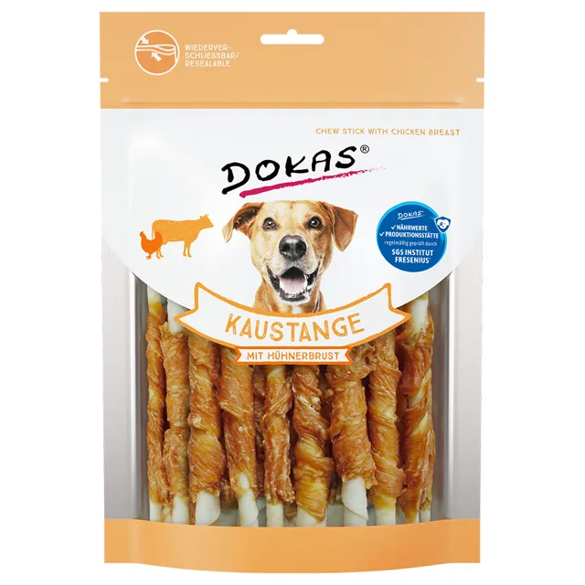 Dokas žvýkací tyčinky s kuřecími prsíčky - Výhodné balení: 3 x 200 g