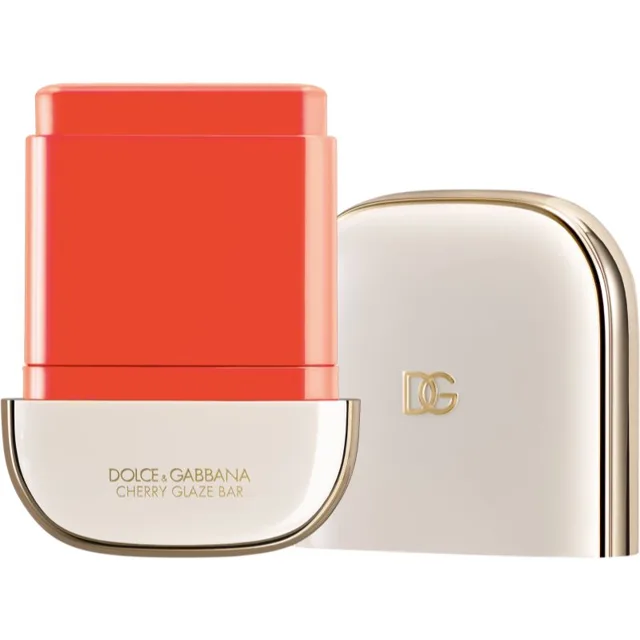 Dolce&Gabbana Cherry Glaze Bar tuhá krémová tvářenka v tyčince odstín 03 Cheeky Coral - Pop Orange 11 g