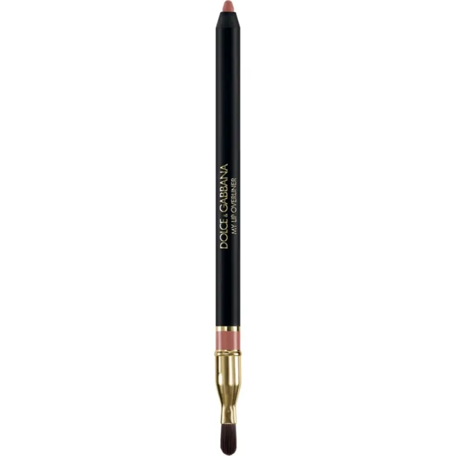 Dolce&Gabbana Classic My Lip Overliner tužka na rty se štětečkem odstín 01 My Honey Nude - Light Peachy Nude 1.2 g