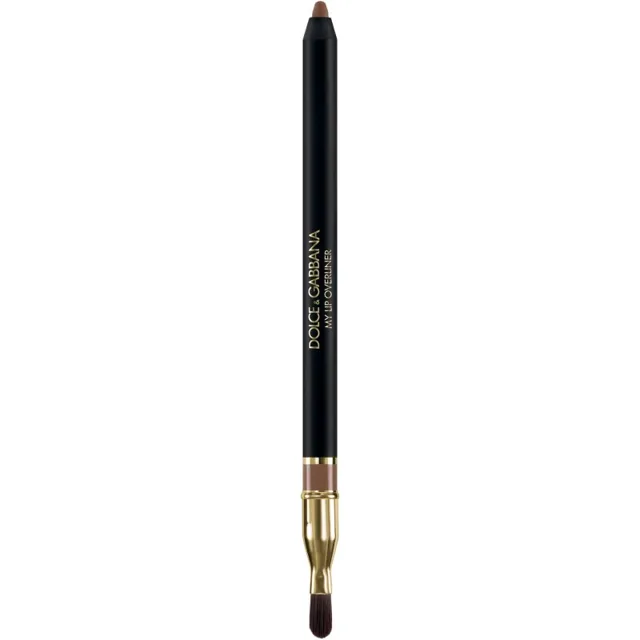 Dolce&Gabbana Classic My Lip Overliner tužka na rty se štětečkem odstín 04 My Caramel Brown - Light Neutral Brown 1.2 g